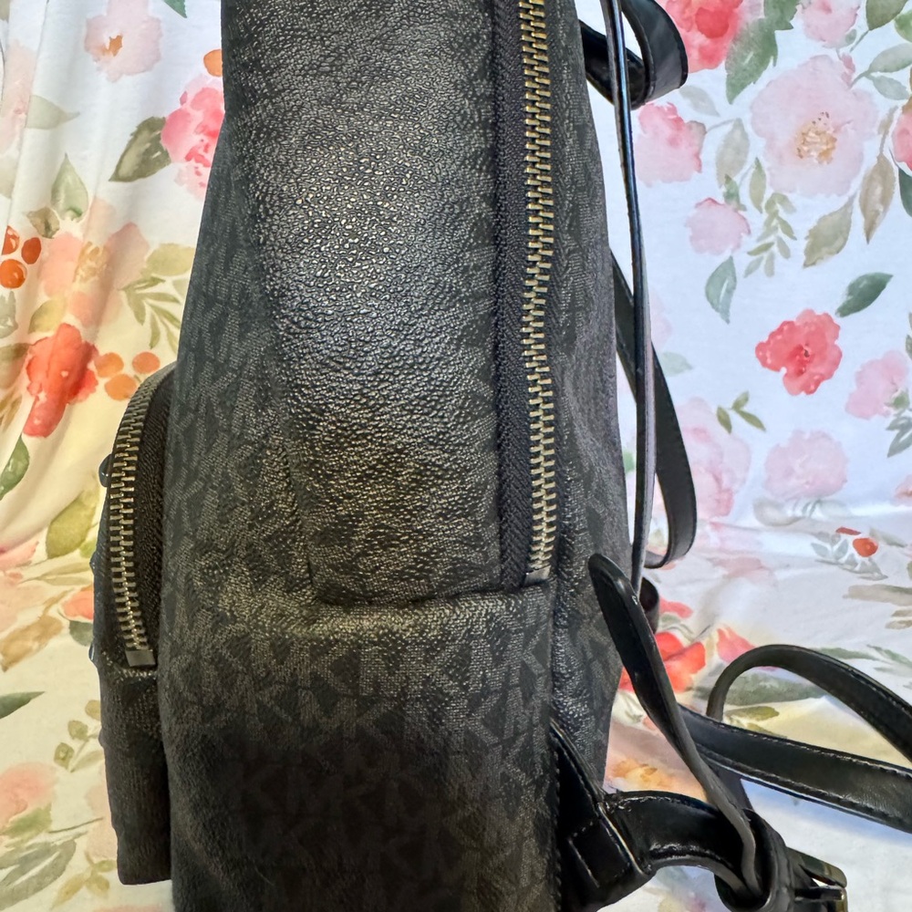 ✨ Michael Kors Studded Mini Backpack – Black MK Logo – Read Description ✨ - Picture 5 of 10